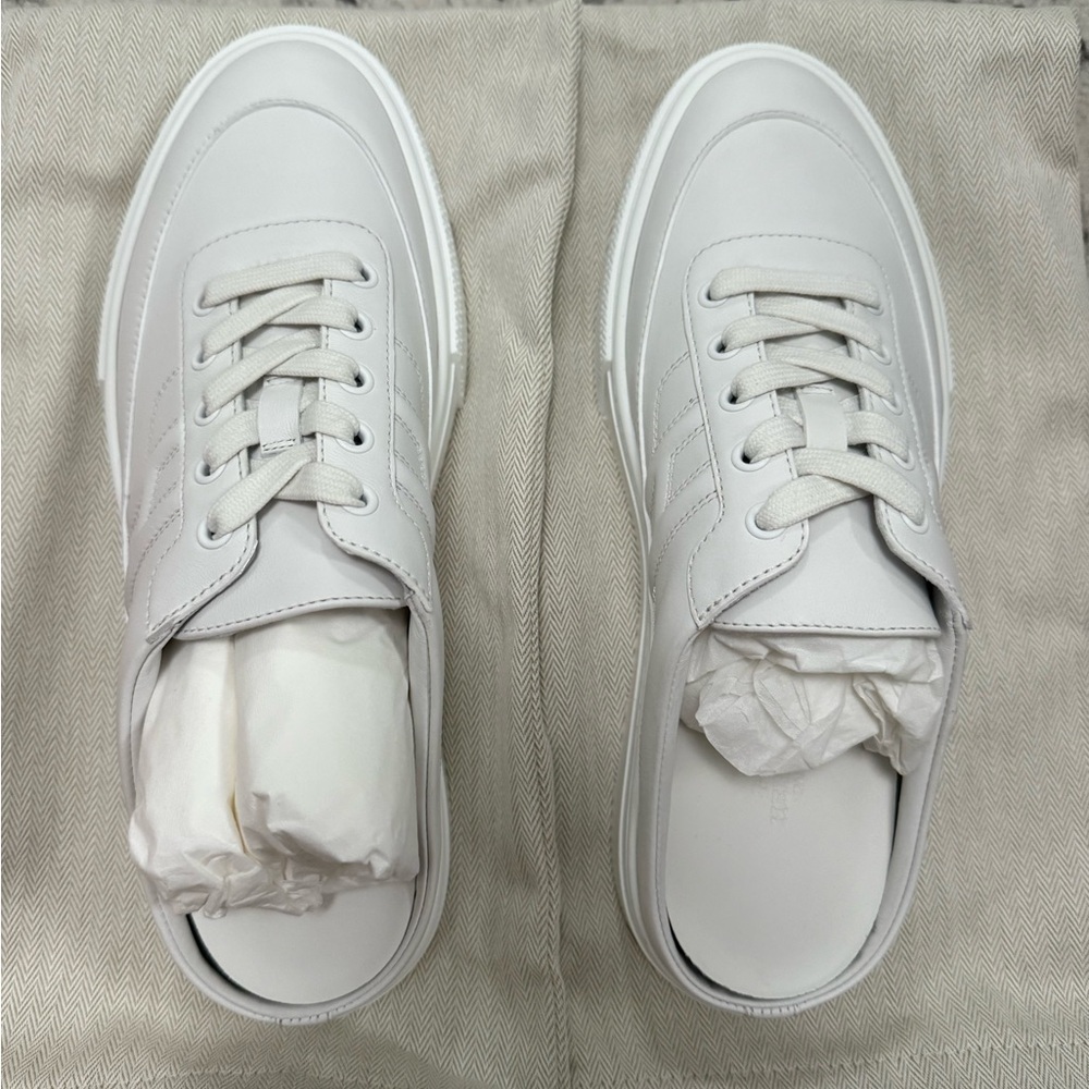 New Hermes Keep sneaker White Size 40 Mule sneaker in calfskin